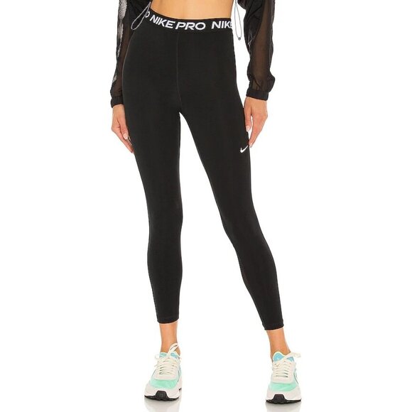 Nike 365 7/8 High Rise Leggings Black Sport - Picture 1 of 4